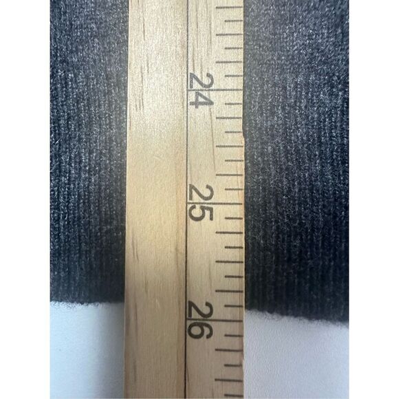 Club Room Luxury Cashmere Men's Charcoal Gray Vneck Sweater Pullover Size L - Picture 8 of 9